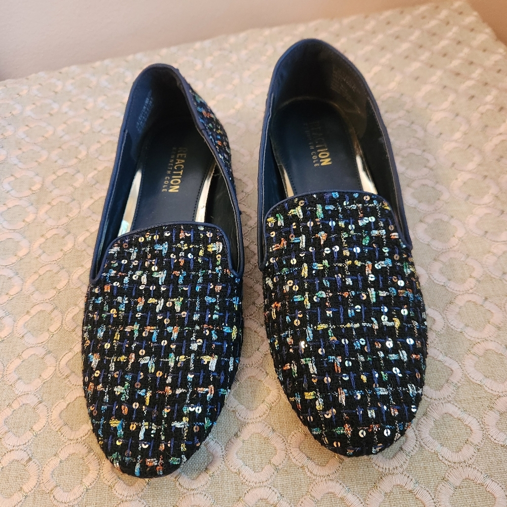 🆕️NWOT Kenneth Cole Reaction Women's Tweed Loafer, Size 8 - Picture 3 of 9